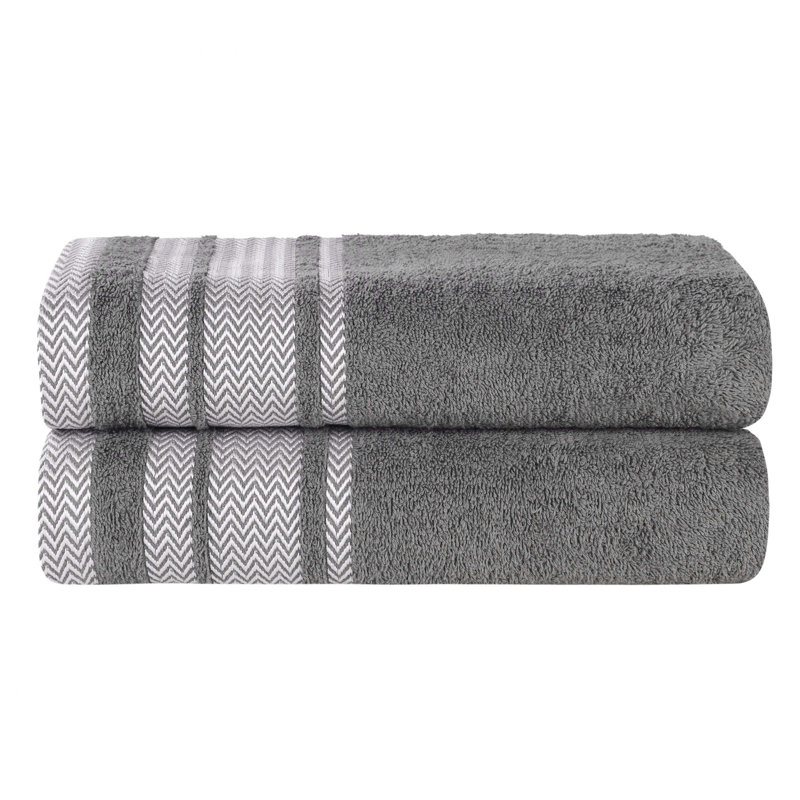 Drap de bain en coton Graden, Gris