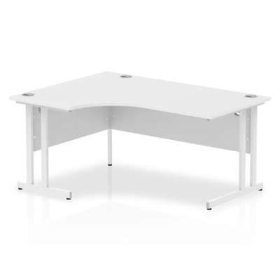 Impulse L-Shaped Metal Base Computer Desk