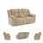 Gwendolyne 80'' Upholstered Power Reclining Loveseat-98618593