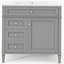 Ensemble de meuble-lavabo simple 36 po avec plateau en résine Dyral-1457181691