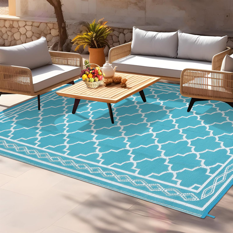 Tapis d'extérieur 9 po x 12 pi pour patio Patio