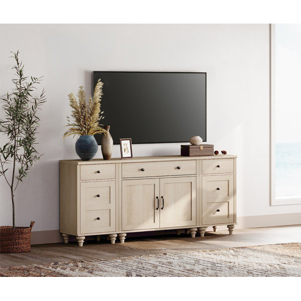 Latitude Run® TV Stand With Charging Station, 3-In-1 TV Console Table ...