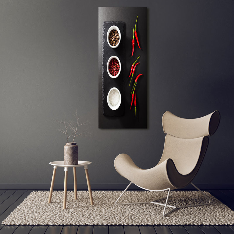 Spices And Peppers - Wrapped Canvas Print