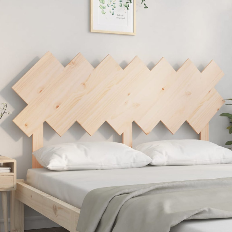 Arvilla Solid Wood Headboard, Double (4'6), Natural
