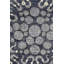 Tapis bleu / ardoise / ivoire nouvel âge 3 pi 1 po x 10 pi 8 po Moghul