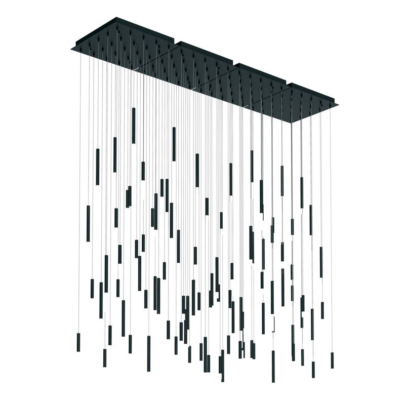 Steelos 50 - Light LED Pendant, Matte Black, 100