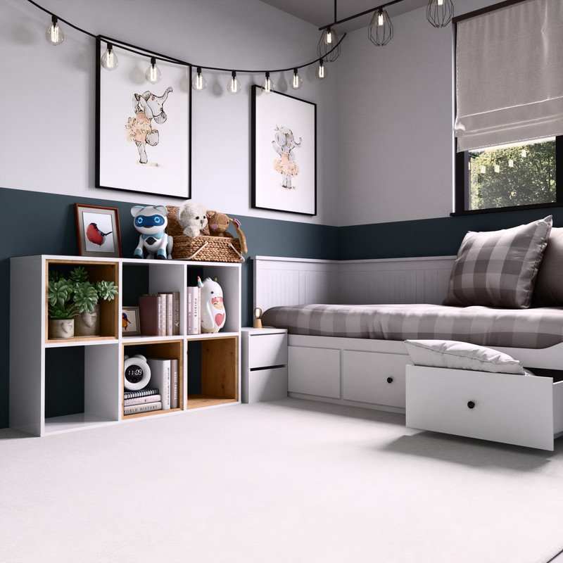Alsawwan 75cm H x 110cm W Bookcase