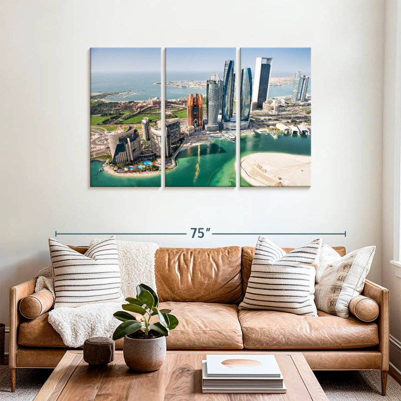 Abu Dhabi Structures, 36" H x 57" W