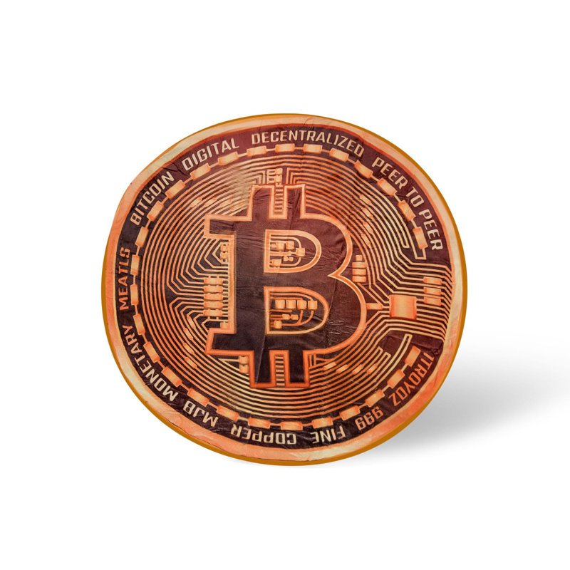 Jeté rond Crypto-monnaie