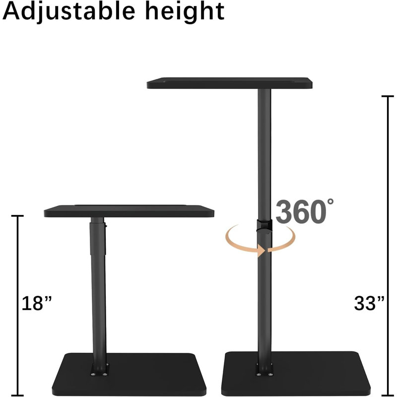 Allyah End Table, Black