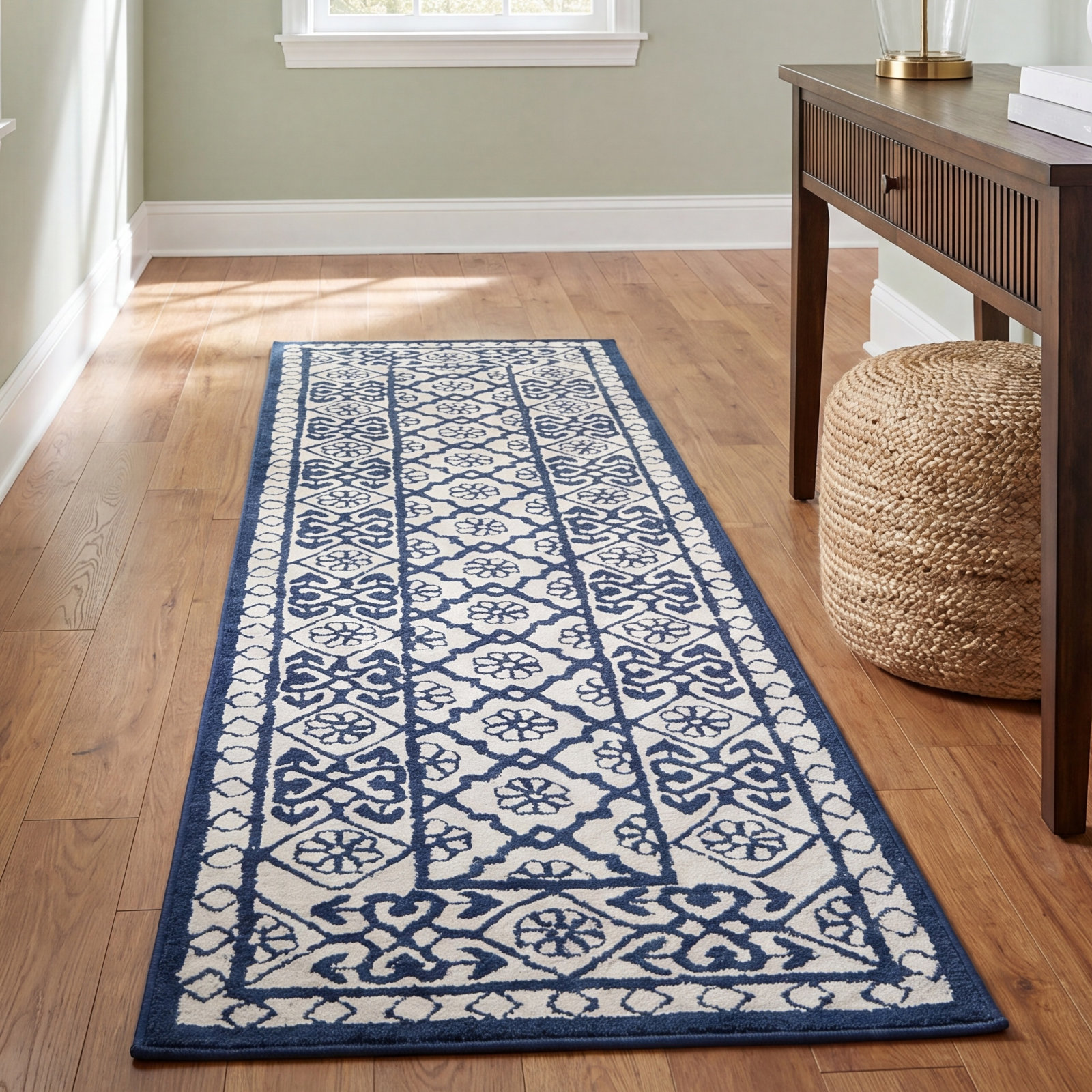 Agathe Handmade Wool Rug, Runner 2'3" x 8'