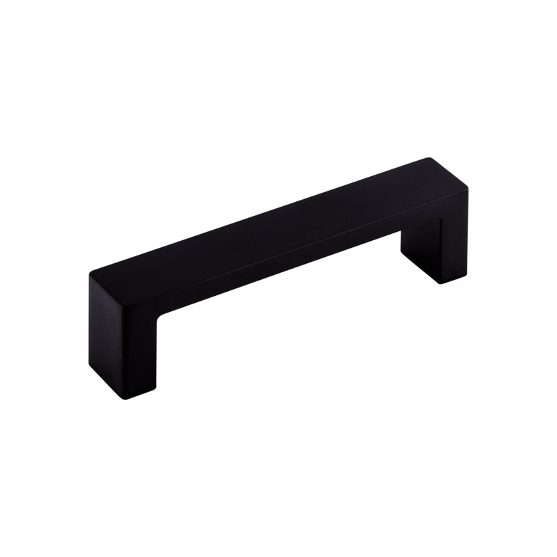 Modern Metro Bar Pull, Flat Black, 3 3/4" Center to Center