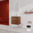 Lougenia 24" Wall Mounted Single Bathroom Vanity with Ceramic Top-99214133