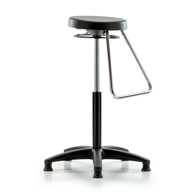 Perch Gyroscope Fixed Footrest Stool 20-30"