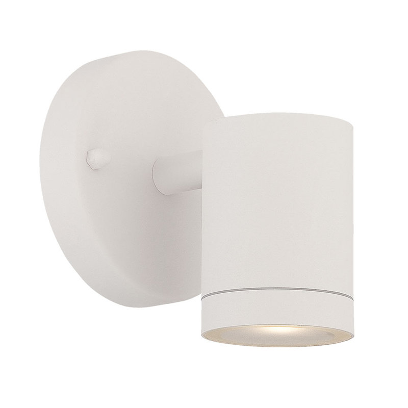 Applique murale d'extérieur à 1 ampoule Mckeel, Blanc