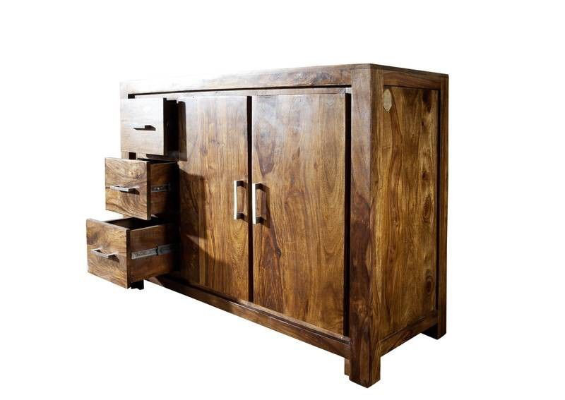 Metro Life 118cm Solid Wood Sideboard