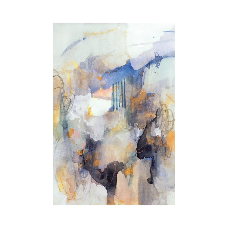 Watercolor Tatter IV, H 12 po x l 8 po x P 0,75 po