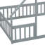 Lit sur pied en bois avec garde-corps WoodNest-115684340-115684341