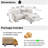 3-Seater Deep Seat Chenille Couch With Ottoman-1295792616
