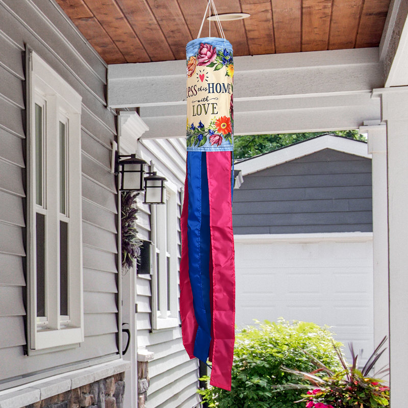 Bless This Home With Love Windsock