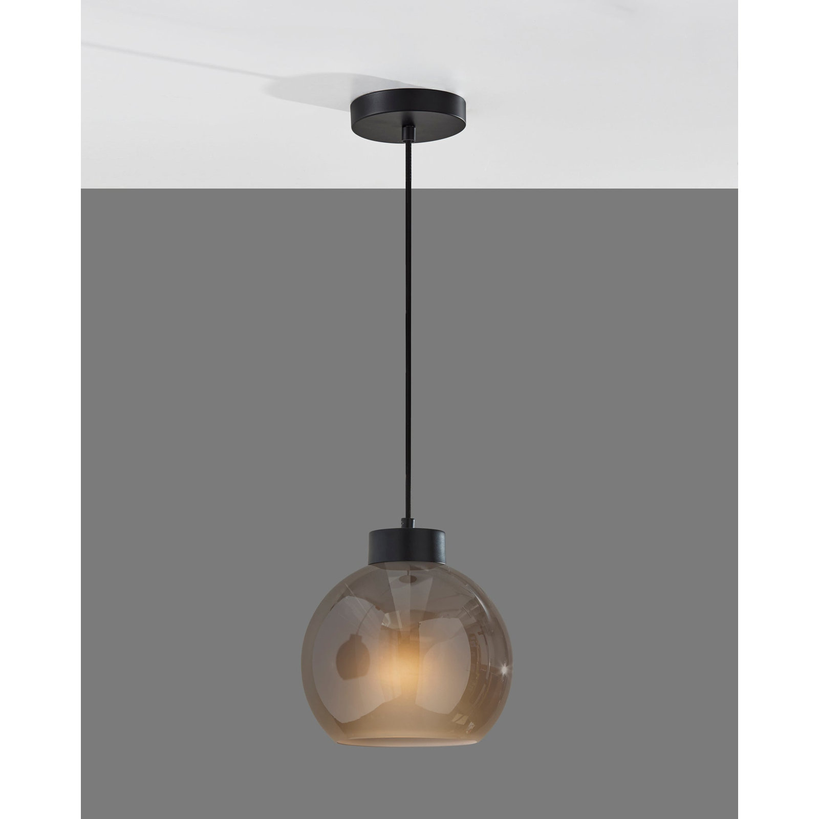 Atticus Pendant, Black, Matte Black