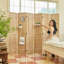 Paravents avec panneaux d'intimité en bois H 66,8 po-2003473778-2003473776