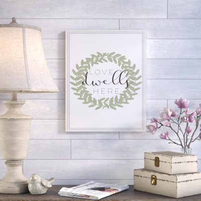 « love habitats here buis couronne », art textuel