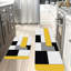 Ensemble de 2 tapis de cuisine jaune et noir jaune-775614653
