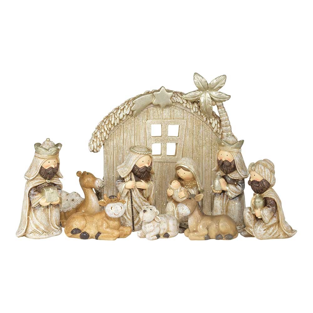 The Holiday Aisle® Christmas Decorative Nativity Set | Wayfair