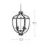 Luminaire suspendu avec chaîne réglable