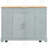 Rolling Kitchen Islands on 5 Wheels with 3 Drawer, 3 Open Side Racks-2073300563