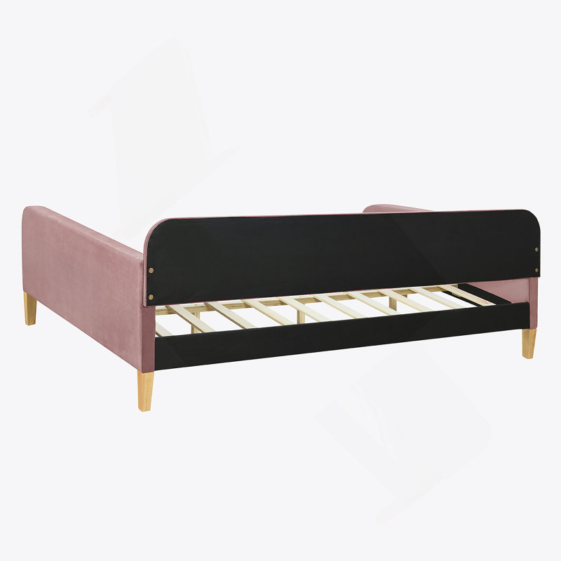 Upholstered Daybed With 4 Support Legs