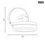 Sean Lavin Khan Bathroom Bedroom Wall Fixture With Silk Screen White Inside Clear Outside Shade-1759138741-1759138761-1759138763
