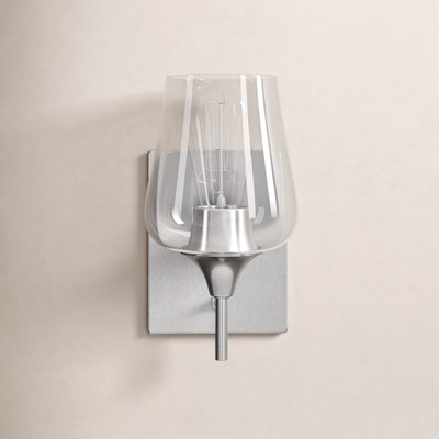 Breena 1-Light Dimmable Armed Sconce