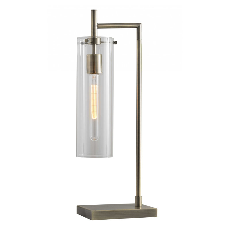 Lampe de bureau 24 po grise