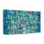 Mandala en bleu I sur toile-1459365811