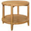 Table de bout ronde en bois massif