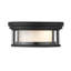 Javette Glass Flush Mount-1899931929