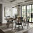 Modern Farmhouse Dining Set - Solid Wood Table With Rounded Corners & Anti-Wobble Triangle Legs - Classic Windsor Chairs With Spindle Back - 5/7 Piece Kitchen & Dining Room Set-2146481590-2146481589-2146481588