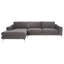 Canapé et méridienne en soie 105,5 po Anyya-1066406029-1066406019