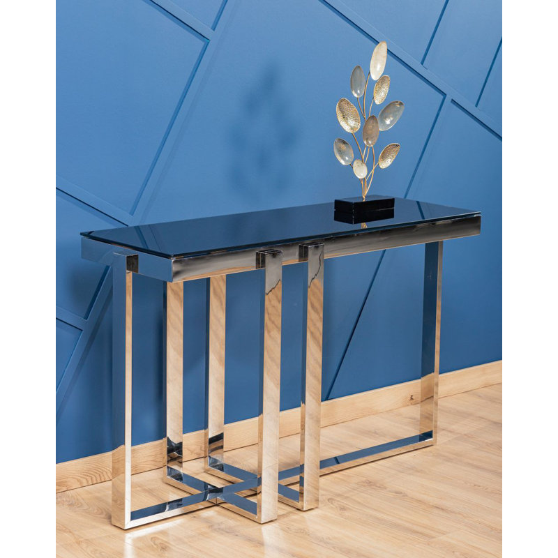 Katina 120cm Glass Top Console Table