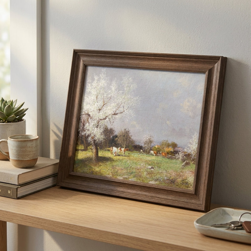 "Meadow in Spring" by Adolf Kaufmann