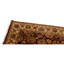 Tapis brun / beige / rouge en laine noué à la main de conception unique 4 pi x 6 pi 2 po