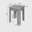 Schneck Solid Wood Accent Stool