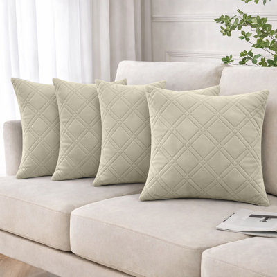 Geometric Square Cushion