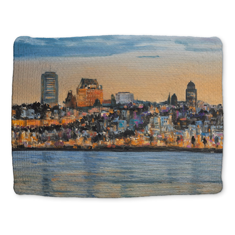Napperon Skyline of Quebec City