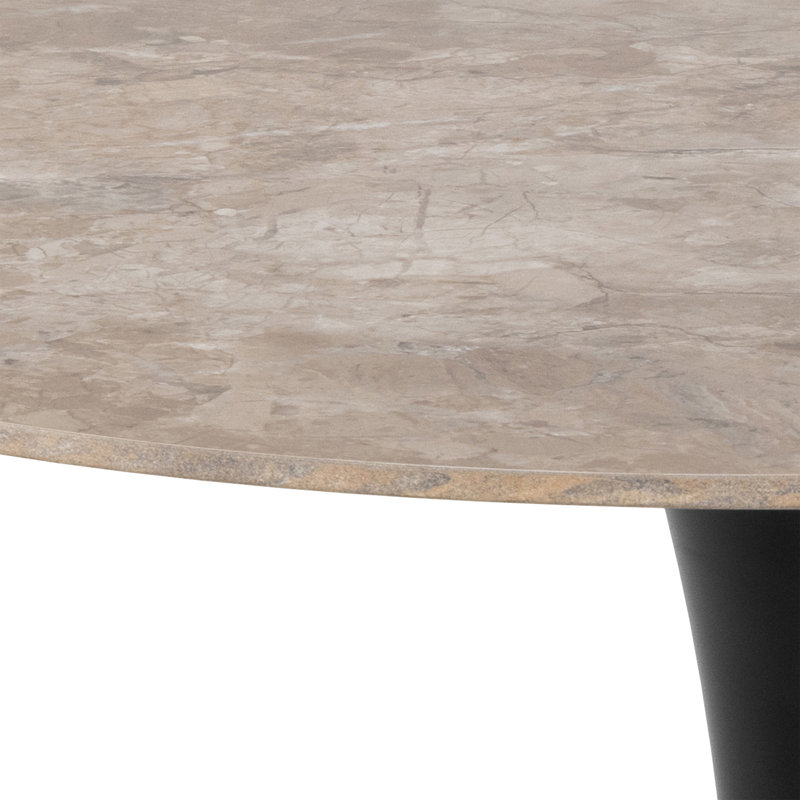 Verdel Round Dining Table, Brown