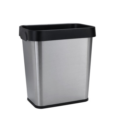 Steel Open Waste Basket - 2.11 Gallons