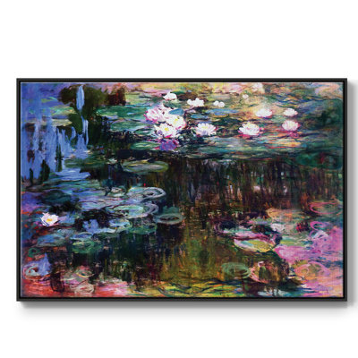 Nénuphars, 1950, reproduction sur toile encadrée