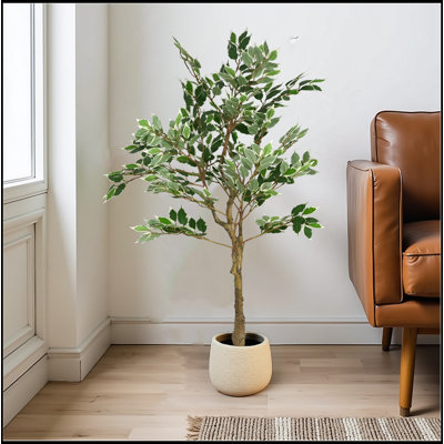 Ficus artificiel 51 po avec pot